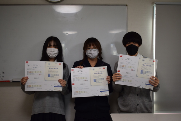 【英検】２次試験の合格発表がありました